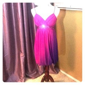 Fuchsia/ Purple Cocktail Dress